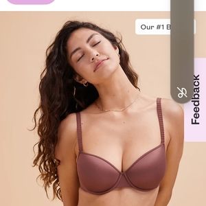 Thirdlove t shirt bra. Half size. Size B 1/2.